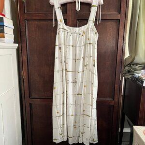 SANCIA SUMMER FLORAL PRINT FLARE SUNDRESS SIZE MEDIUM LINED